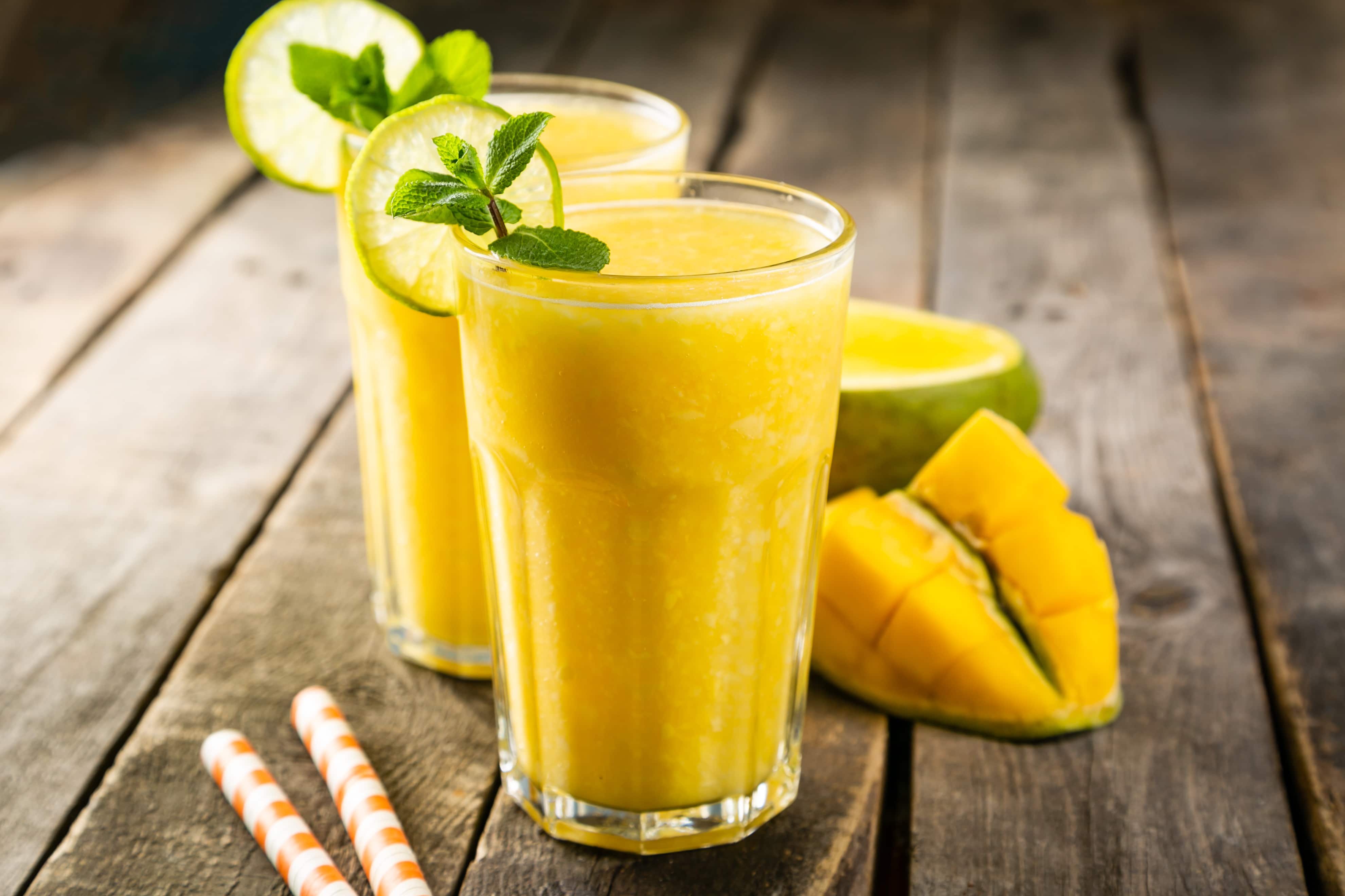 Tropische mango smoothie