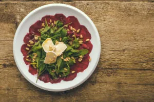 Heerlijke bieten carpaccio