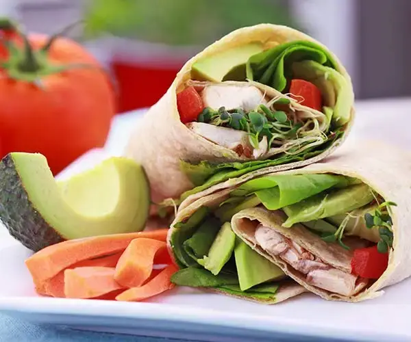Eiwit Wrap met Garnalen