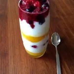 Happy berry breakfast