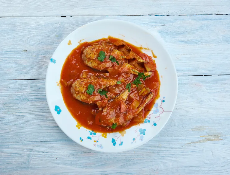 Kruidige zeeduivel uit de oven