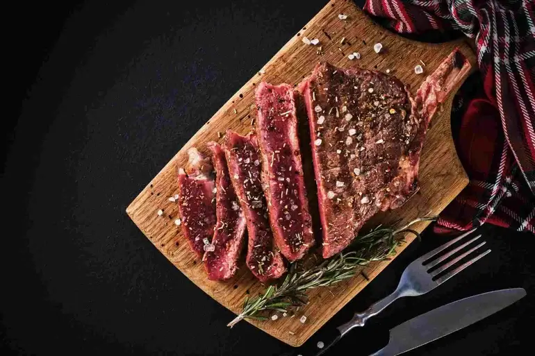 Entrecote met pikante salsa