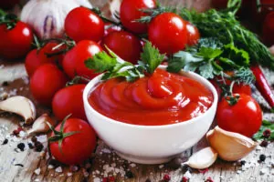 Tomatenketchup is gezond indien zelfgemaakt