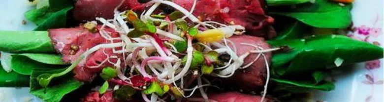 carpaccio salade