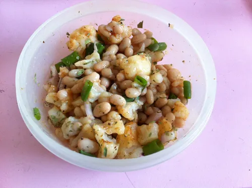 Eten in plastic