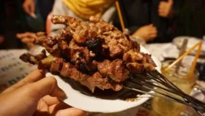 goat-satay