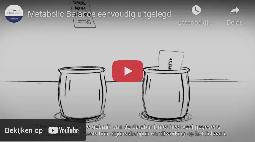 Gezond afvallen met Metabolic Balance