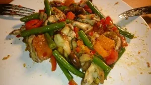 Shiitake curry. De vegetarische variant op kipcurry